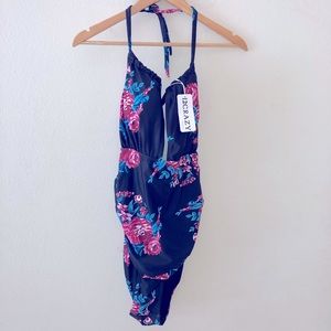 12 Crazy NWT floral bathing suit, Size: XL